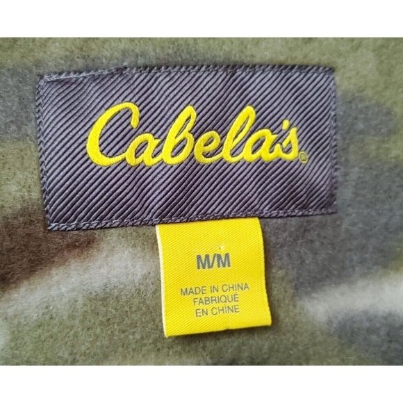 Cabela's Women's Fleece Hoodie Vest Camo Camouflaged Size Medium - Picture 3 of 3